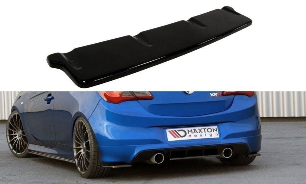 ZENTRALE HINTEN SPLITTER OPEL CORSA E OPC / VXR Gloss Black | Shop