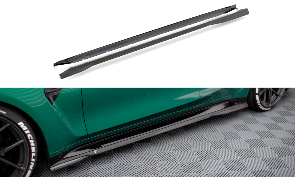 Prepreg Carbon Fiber Seitenschweller BMW M3 Sedan Touring G80 G81