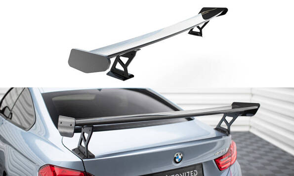 Carbon Spoiler With External Brackets Uprights  BMW 4 F32 / 4 F32 M-Pack Coupe