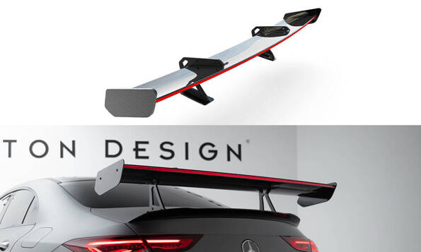 Carbon Spoiler With Upper Swan Mounting + LED Mercedes-Benz CLA Coupe C118