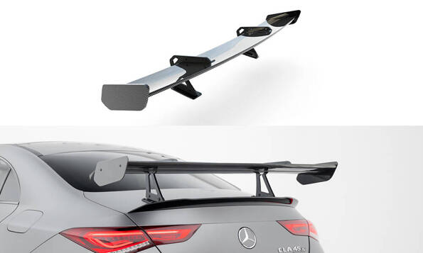 Carbon Spoiler With Upper Swan Mounting  Mercedes-Benz CLA Coupe C118