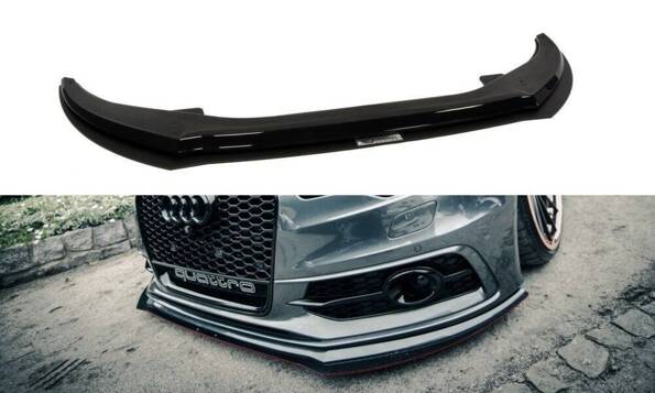 FRONT SPORT DIFFUSOR AUDI A6 C7 S-LINE (2 SPLITTER = 1 SATZ)