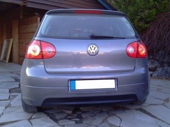 HECKSANSATZ VW GOLF V GTI EDITION 30 (ohne Auspuffloch, für standard Auspuff)