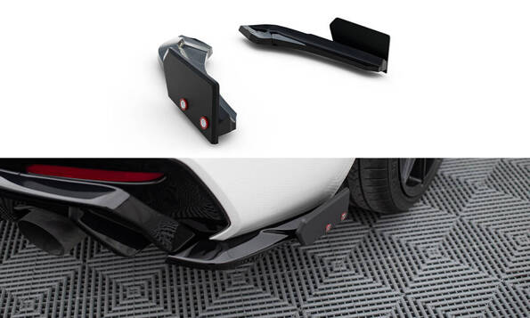 Heck Diffusor Seite V.5 + Flaps (Für heckansatz V.3) BMW 1 M-Pack / M140i F20 Facelift