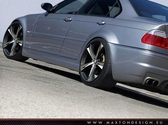 SEITENSCHWELLER BMW 3 E46 - 4 TÜRER LIMOUSINE < M3 LOOK >