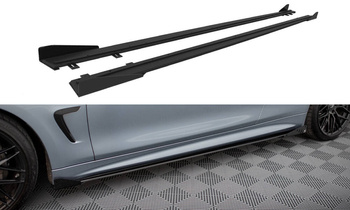 Street Pro Seitenschweller Diffusor + Flaps BMW 4 Coupe / Gran Coupe / Cabrio M-Pack F32 / F36 / F33