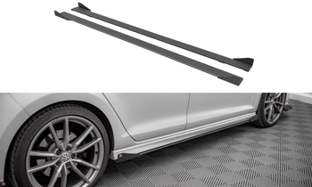 Street Pro Seitenschweller Diffusor + Flaps Volkswagen Golf R Mk7