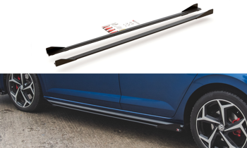 Street Pro Seitenschweller Diffusor + Flaps Volkswagen Polo GTI Mk6