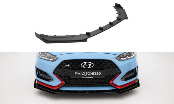 Street Pro Splitter + Flaps + Flaps Hyundai Veloster N Mk2