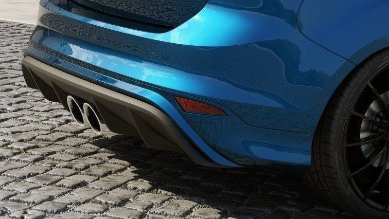 Für Ford Focus St Rs Mk3 2012-2018 Schrägheck Kohlefaser Auto  Heckscheibenjalousien Seite Tuyere Jalousien Entlüftung Styling Zubehör