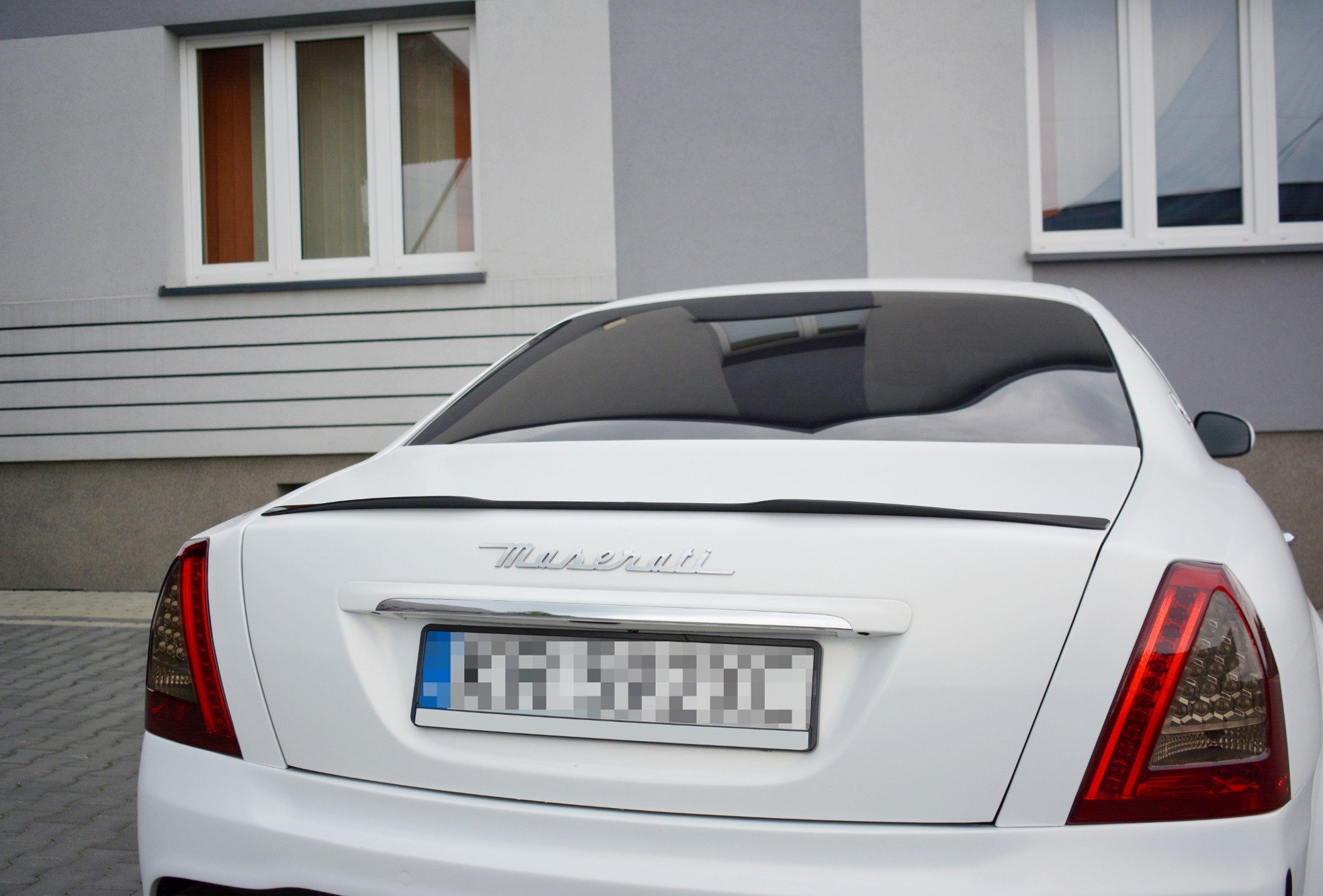 Spoiler Verlangerung Maserati Quattroporte Mk Facelift Gloss Black Shop Maserati