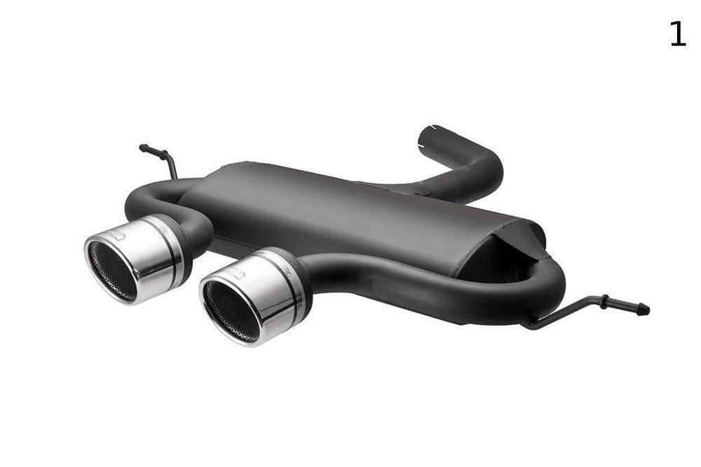 AUSPUFF ENDACHALLDAMPFER EXHAUST, VOLKSWAGEN GOLF VI, GOLF V R32, SCIROCCO 3