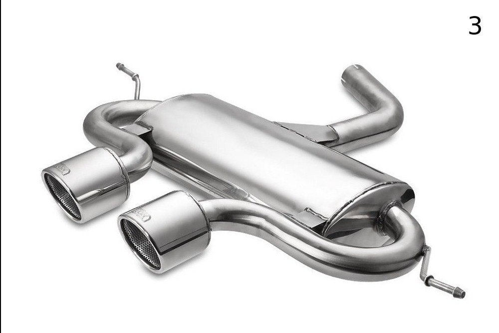 AUSPUFF ENDACHALLDAMPFER EXHAUST, VOLKSWAGEN GOLF VI, GOLF V R32, SCIROCCO 3