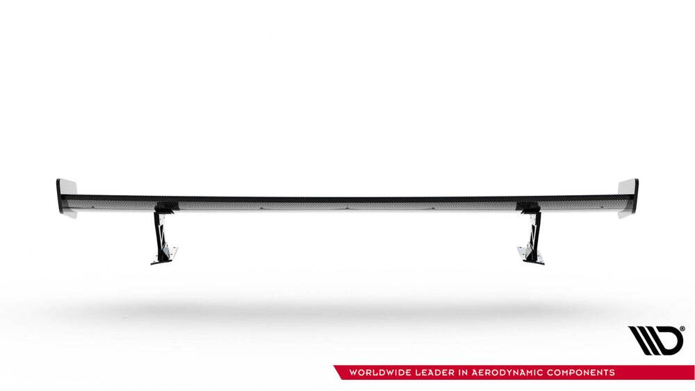 Carbon Spoiler With External Brackets Uprights  Audi A3 / A3 S-Line / S3 / RS3 Sedan 8V / 8V Facelift