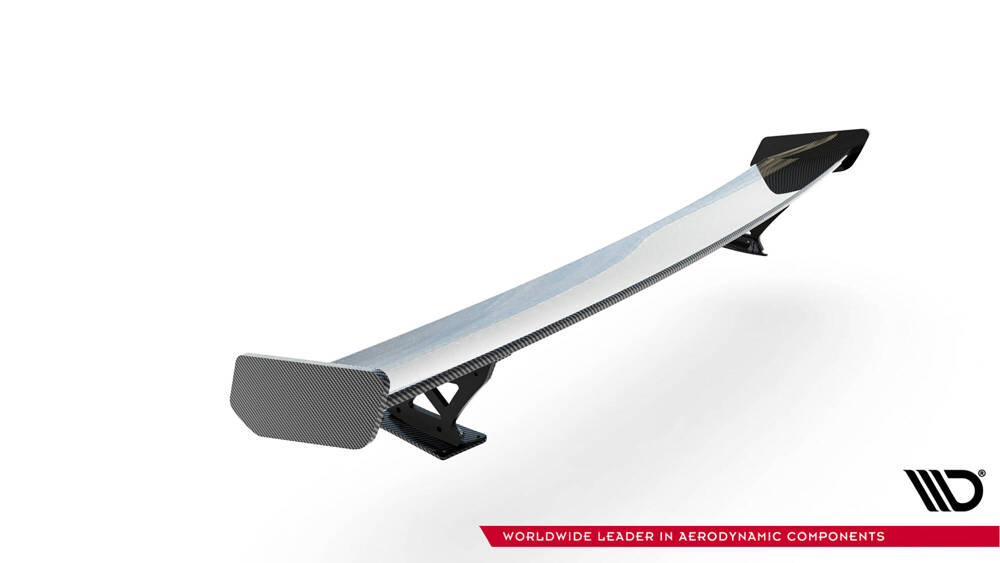 Carbon Spoiler With External Brackets Uprights  Audi A3 / A3 S-Line / S3 / RS3 Sedan 8V / 8V Facelift