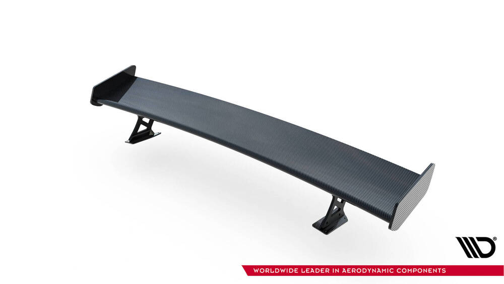 Carbon Spoiler With External Brackets Uprights  Audi A3 / A3 S-Line / S3 / RS3 Sedan 8V / 8V Facelift