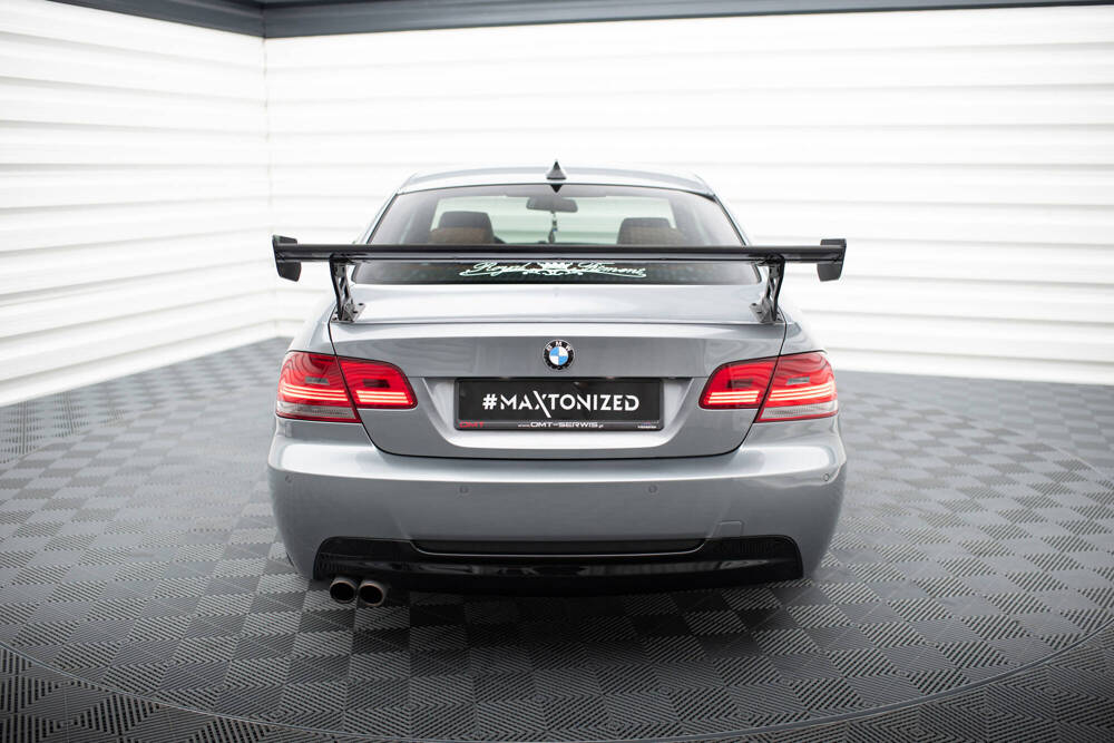 Carbon Spoiler With External Brackets Uprights  BMW 3 / M3 Coupe E92