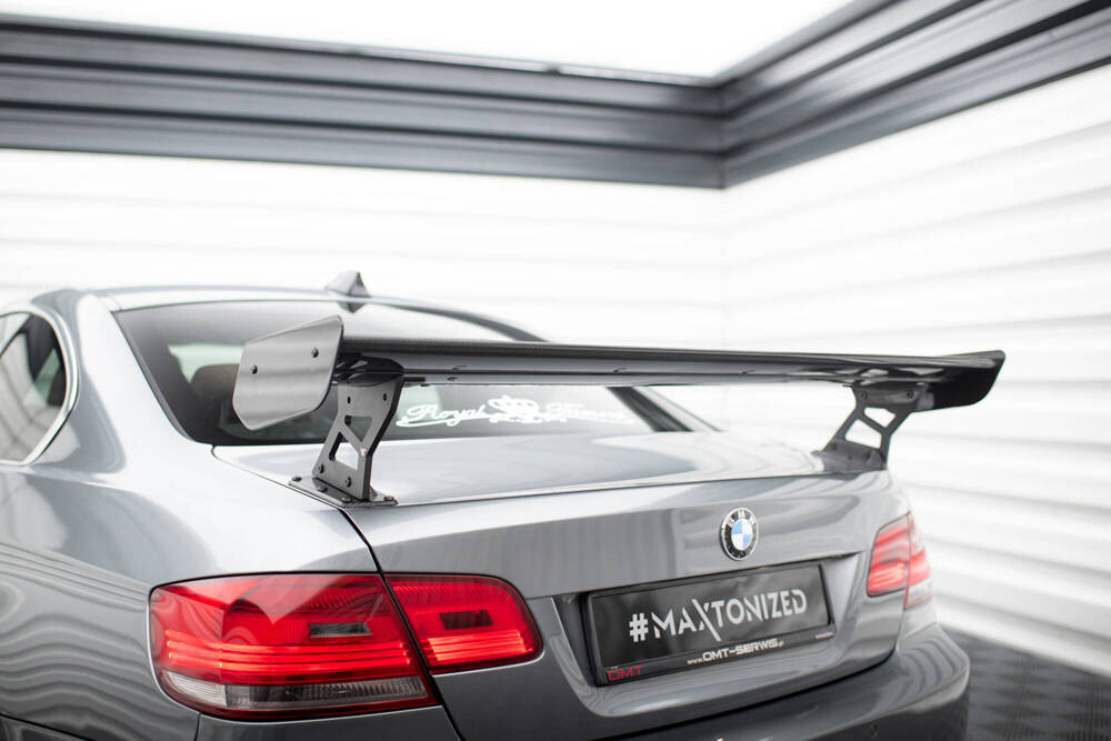 Carbon Spoiler With External Brackets Uprights  BMW 3 / M3 Coupe E92