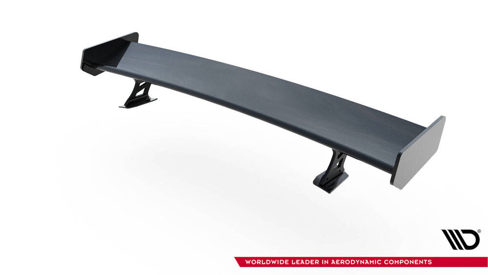 Carbon Spoiler With External Brackets Uprights + LED Audi A5 Coupe 8T