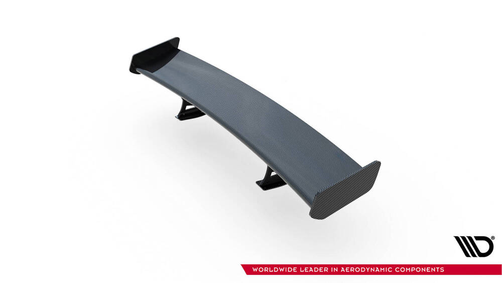 Carbon Spoiler With Internal Brackets Uprights Audi A3 / A3 S-Line / S3 / RS3 Sedan 8V / 8V Facelift