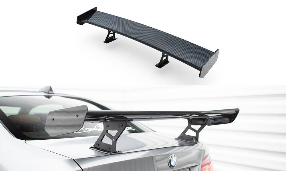 Carbon Spoiler With Internal Brackets Uprights  BMW 3 / M3 Coupe E92