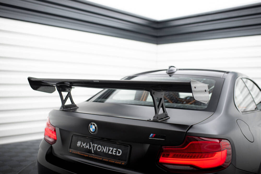 Carbon Spoiler With Internal Brackets Uprights  BMW M2 F87 / 2 / 2 M-Pack F22