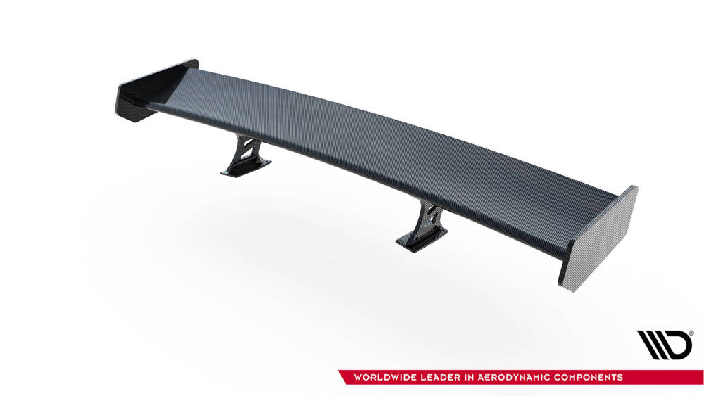 Carbon Spoiler With Internal Brackets Uprights + LED Audi A5 Coupe 8T