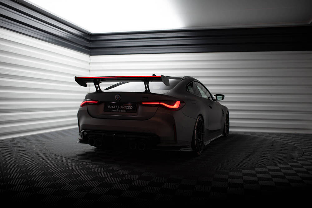 Carbon Spoiler With Internal Brackets Uprights + LED BMW M4 G82 / M440i G22 / 4 M-Pack G22