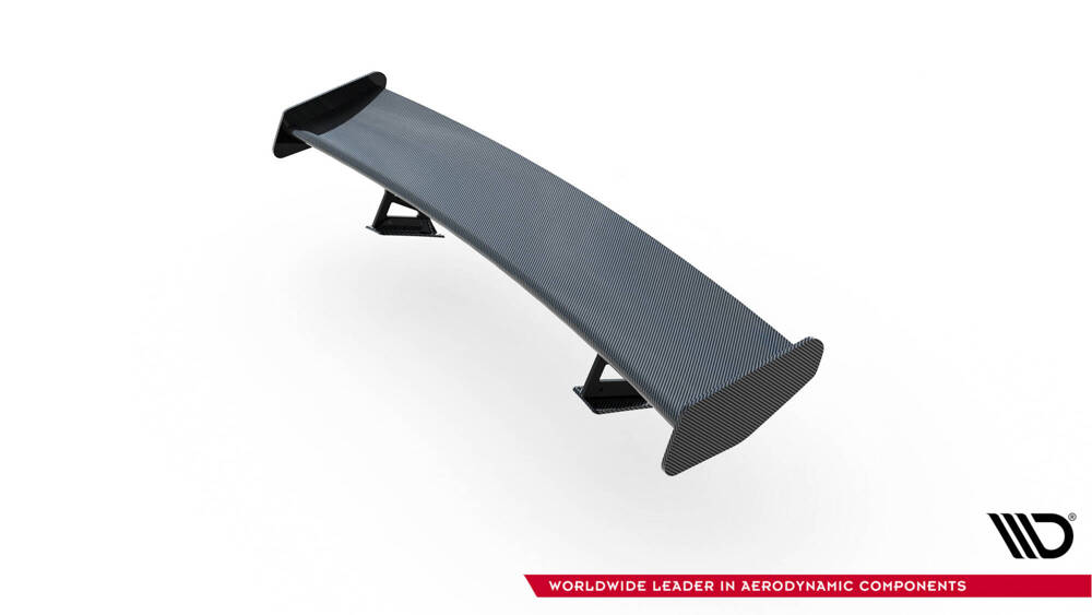 Carbon Spoiler With Internal Brackets Uprights  V.1 Porsche 718 Cayman 982c