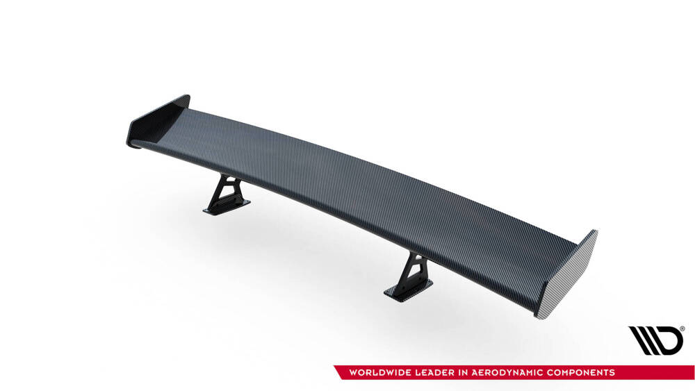 Carbon Spoiler With Internal Brackets Uprights  Volkswagen Jetta GLI Mk7