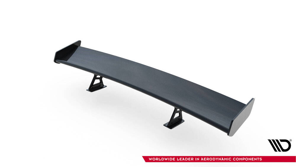 Carbon Spoiler With Internal Brackets Uprights  Volkswagen Jetta GLI Mk7