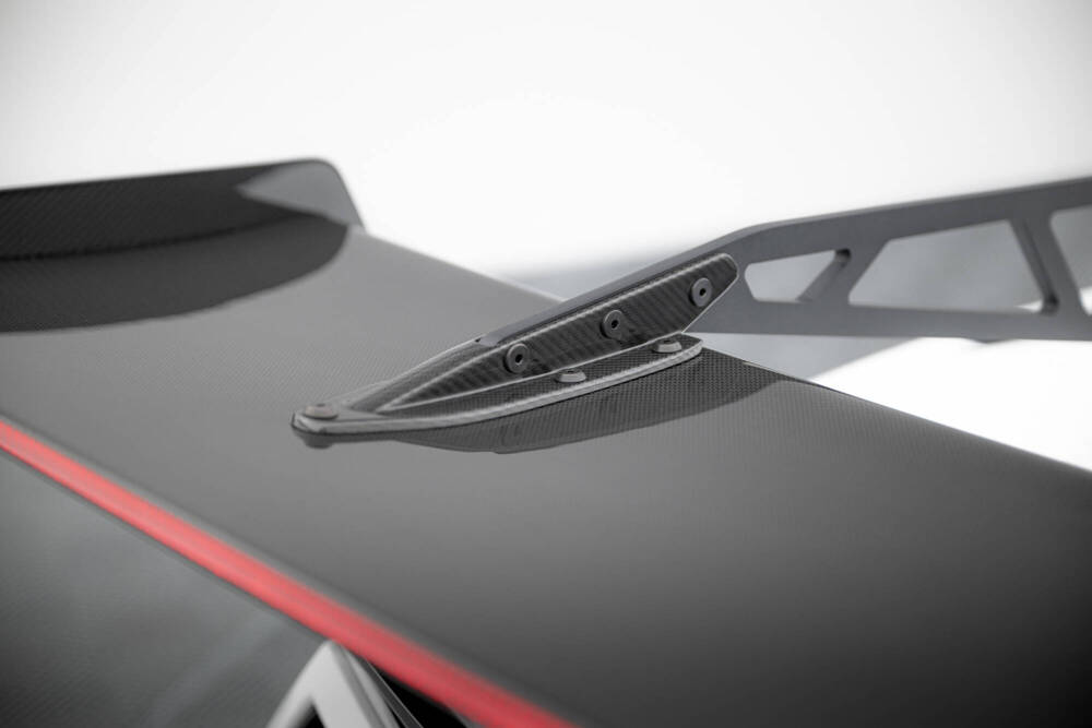 Carbon Spoiler With Upper Swan Mounting + LED Chevrolet Corvette Stingray / Grand Sport C7