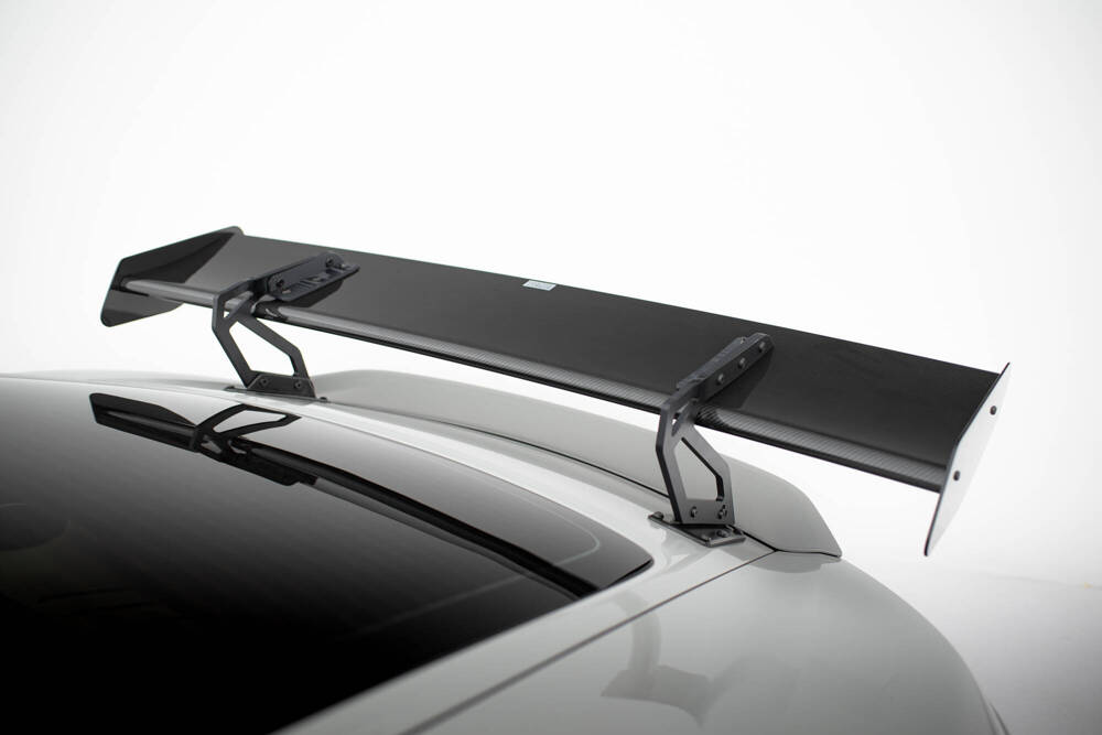 Carbon Spoiler With Upper Swan Mounting V.2 + LED Porsche 718 Cayman 982c