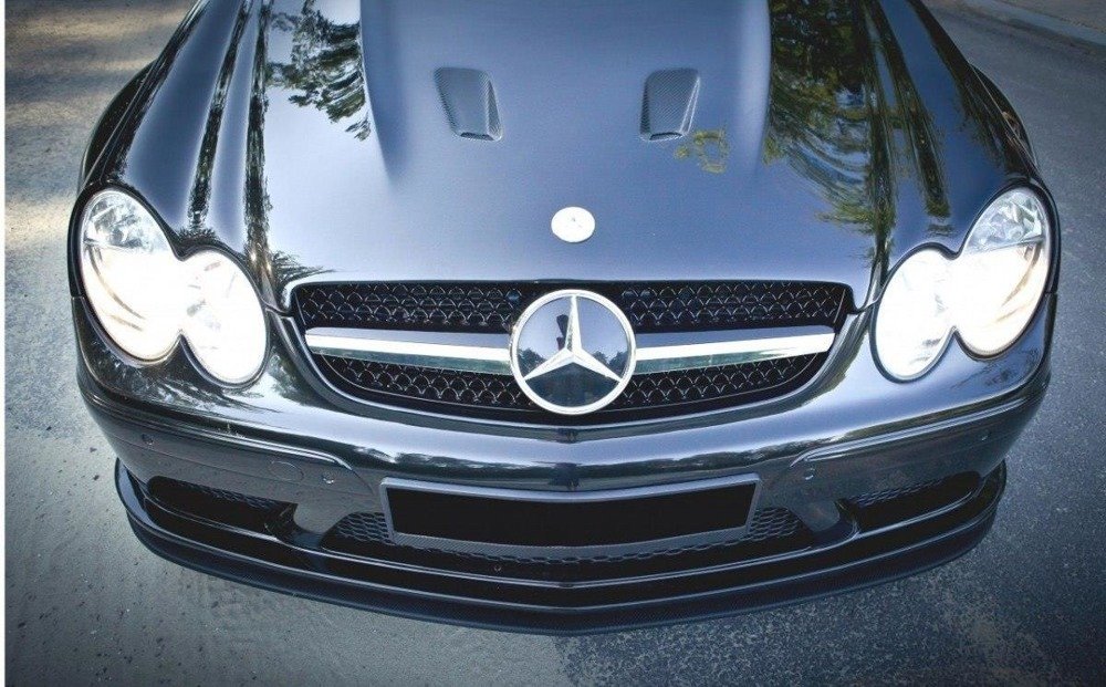 FRONTDIFFUSOR MERCEDES CLK W209 BLACK (SL BLACK SERIES LOOK)