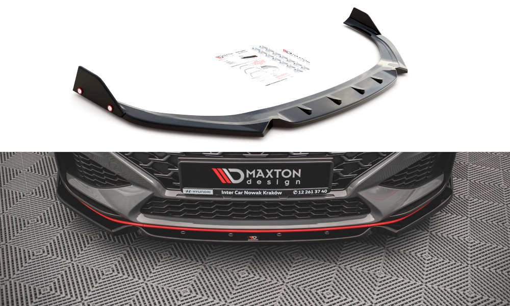 Front Diffusor V.1 + Flaps Hyundai I30 N Hatchback/Fastback Mk3 Facelift