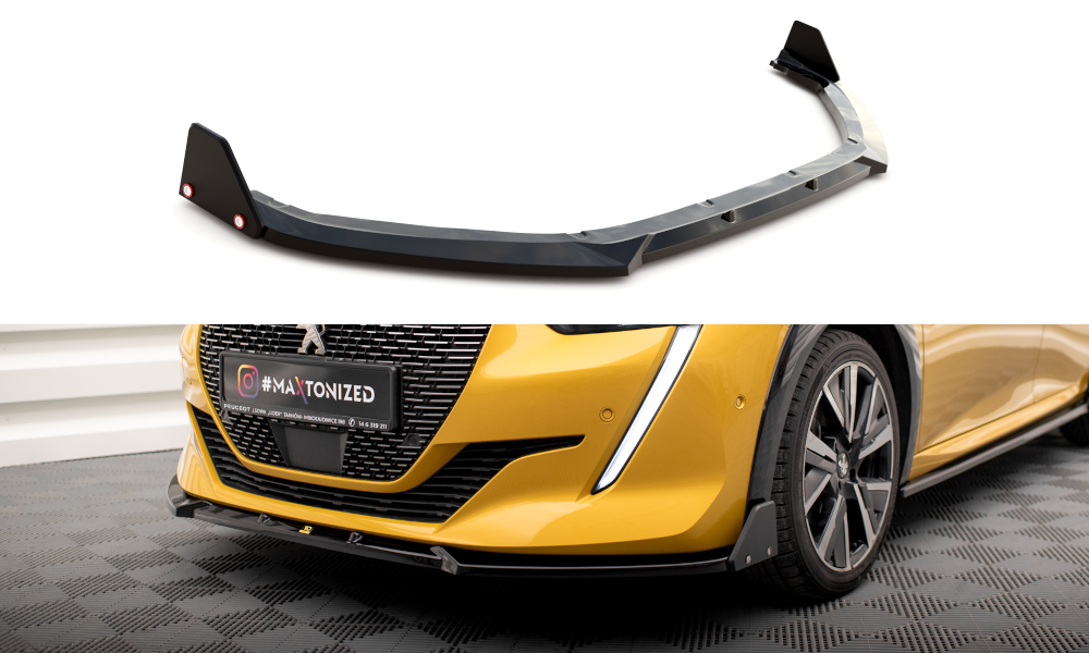 Front Diffusor V.1 + Flaps Peugeot 208 GT Mk2