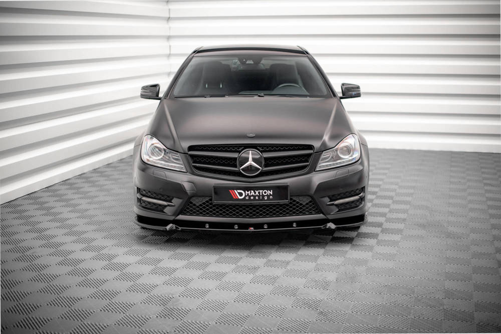 Front Diffusor V.1 Mercedes-Benz C Coupe / Sedan / Estate  AMG-Line C204 / W204 Facelift / S204 Facelift