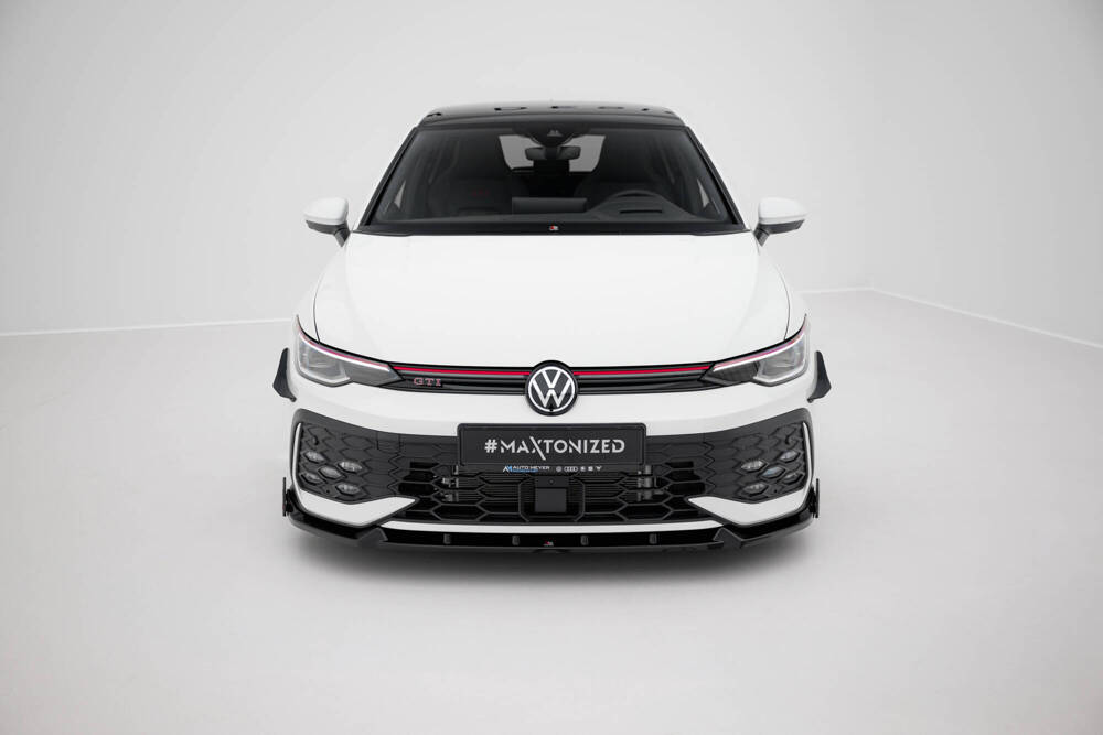 Front Diffusor V.2 + Flaps Volkswagen Golf GTI / GTE / R-Line Mk8 Facelift