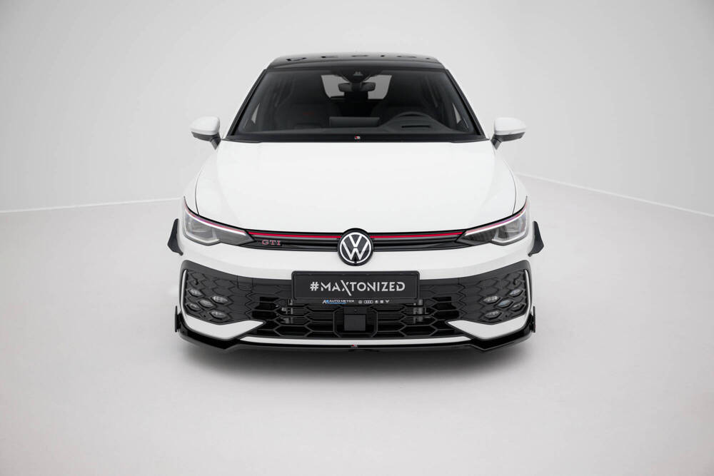 Front Diffusor V.3 + Flaps Volkswagen Golf GTI / GTE / R-Line Mk8 Facelift