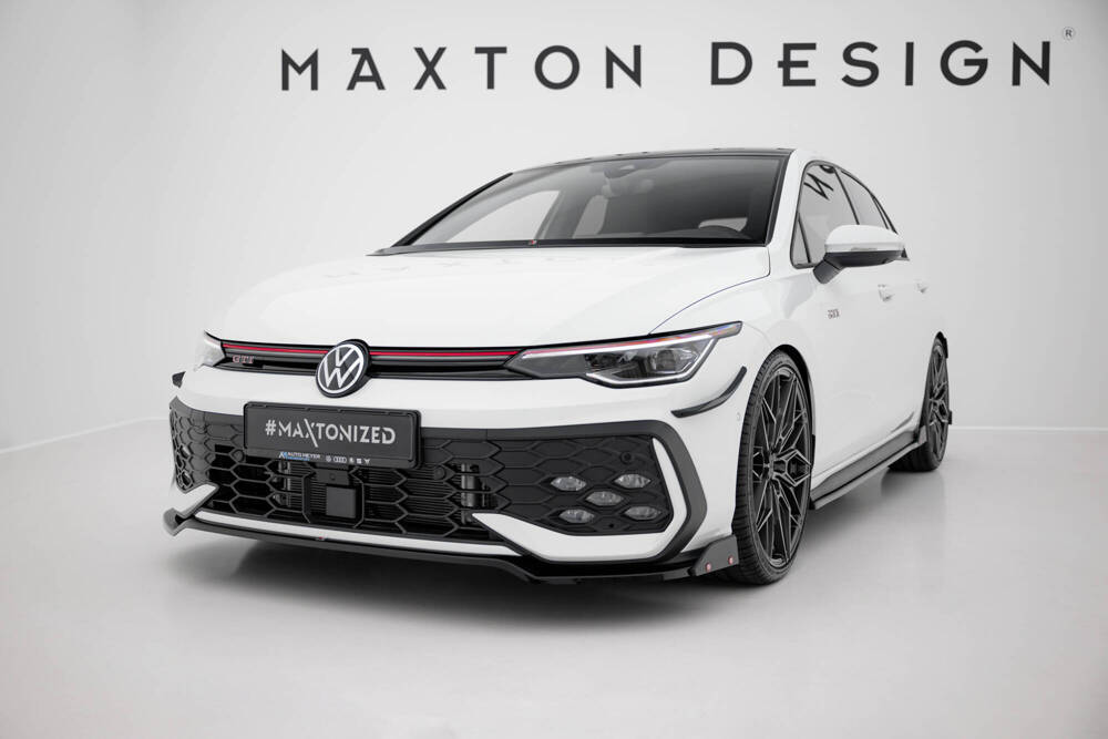 Front Diffusor V.3 + Flaps Volkswagen Golf GTI / GTE / R-Line Mk8 Facelift