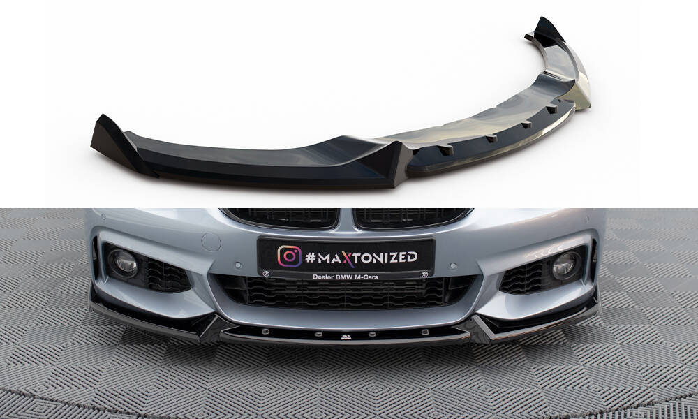 Front Diffusor V.4 BMW 4 Coupe / Gran Coupe / Cabrio M-Pack F32 / F36 / F33