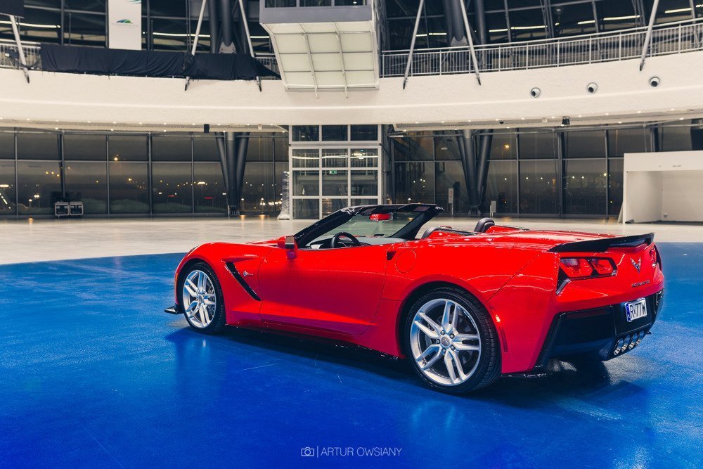 Heck Diffusor Seite Chevrolet Corvette Stingray C7