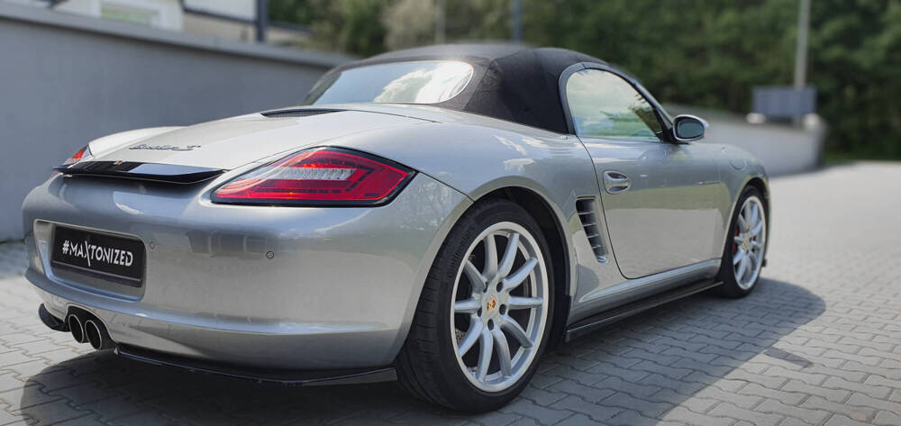 Heck Diffusor Seite Porsche Boxster 987