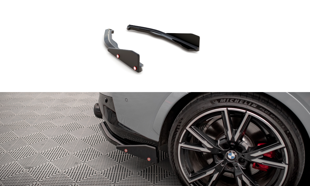 Heck Diffusor Seite V.2 + Flaps BMW 2 Coupe M240i G42