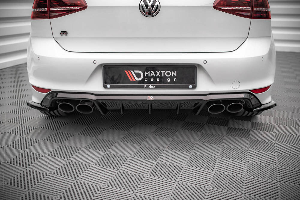 Heck Diffusor Seite V.4 Volkswagen Golf R Mk7