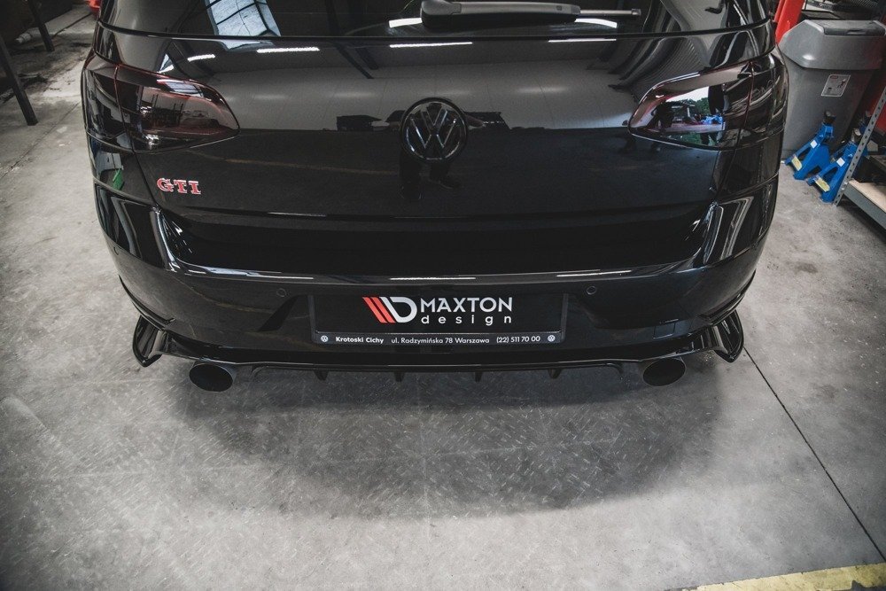 Heck Diffusor Seite VW Golf 7 GTI TCR