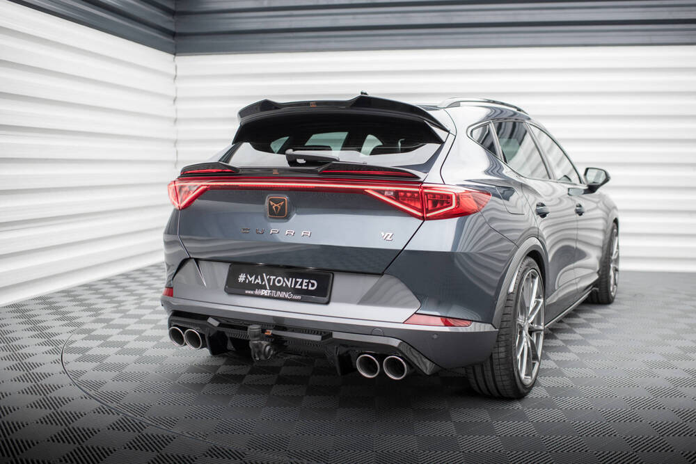 Heckansatz + Endschalldampfer Sportauspuff Attrappe Cupra Formentor Mk1 Facelift