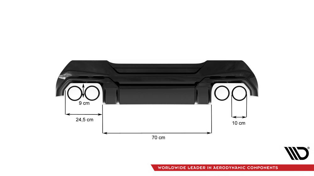 Heckansatz V.2 BMW 1 F40 M-Pack/ M135i