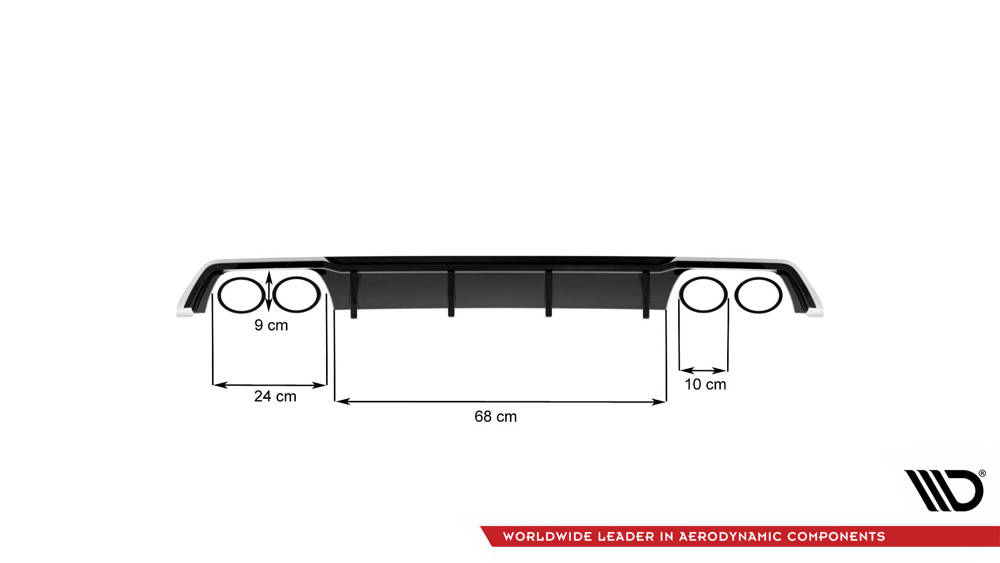 Heckansatz V.3 Seat Leon Cupra ST Mk3 FL