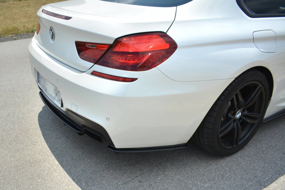 Hinten Splitter BMW 6 Gran Coupé MPACK (mit einem vertikalen Balken)